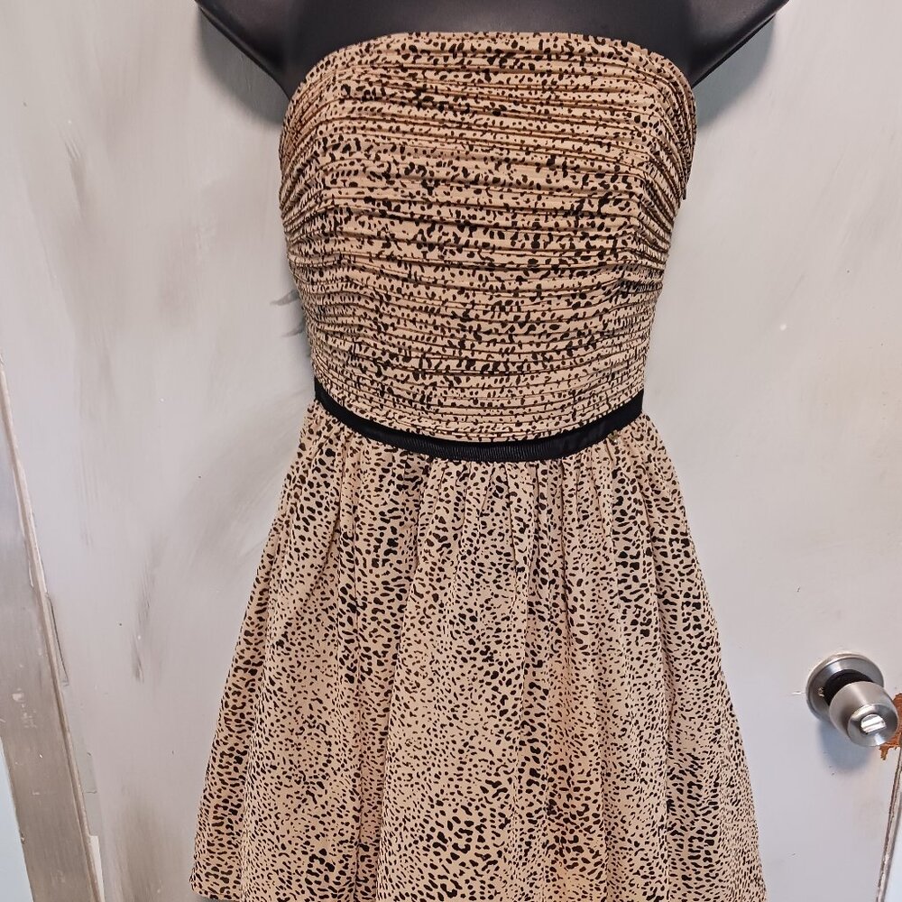 Guess Strapless Leopard Party Dress💋